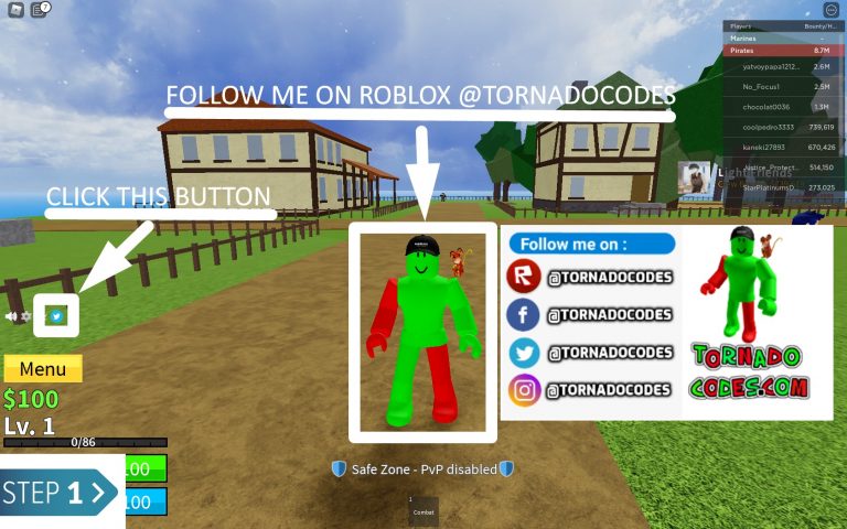 Roblox Blox Fruits Codes List (July 2023) - Tornado Codes