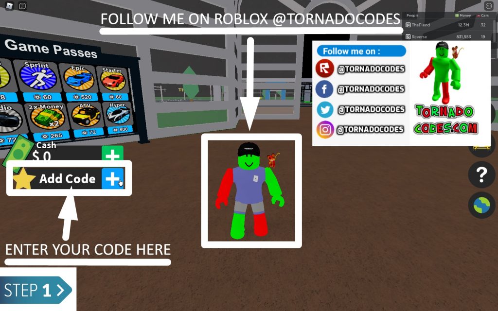 Roblox Vehicle Tycoon Codes