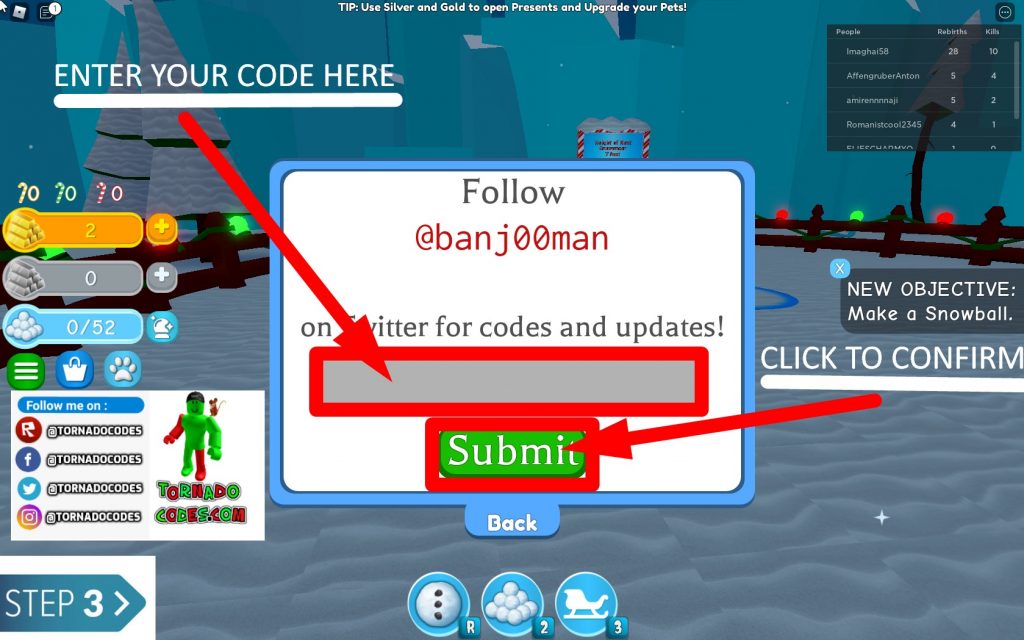 Snowman Simulator Codes Complete List